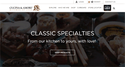 Desktop Screenshot of cucinaandamore.com